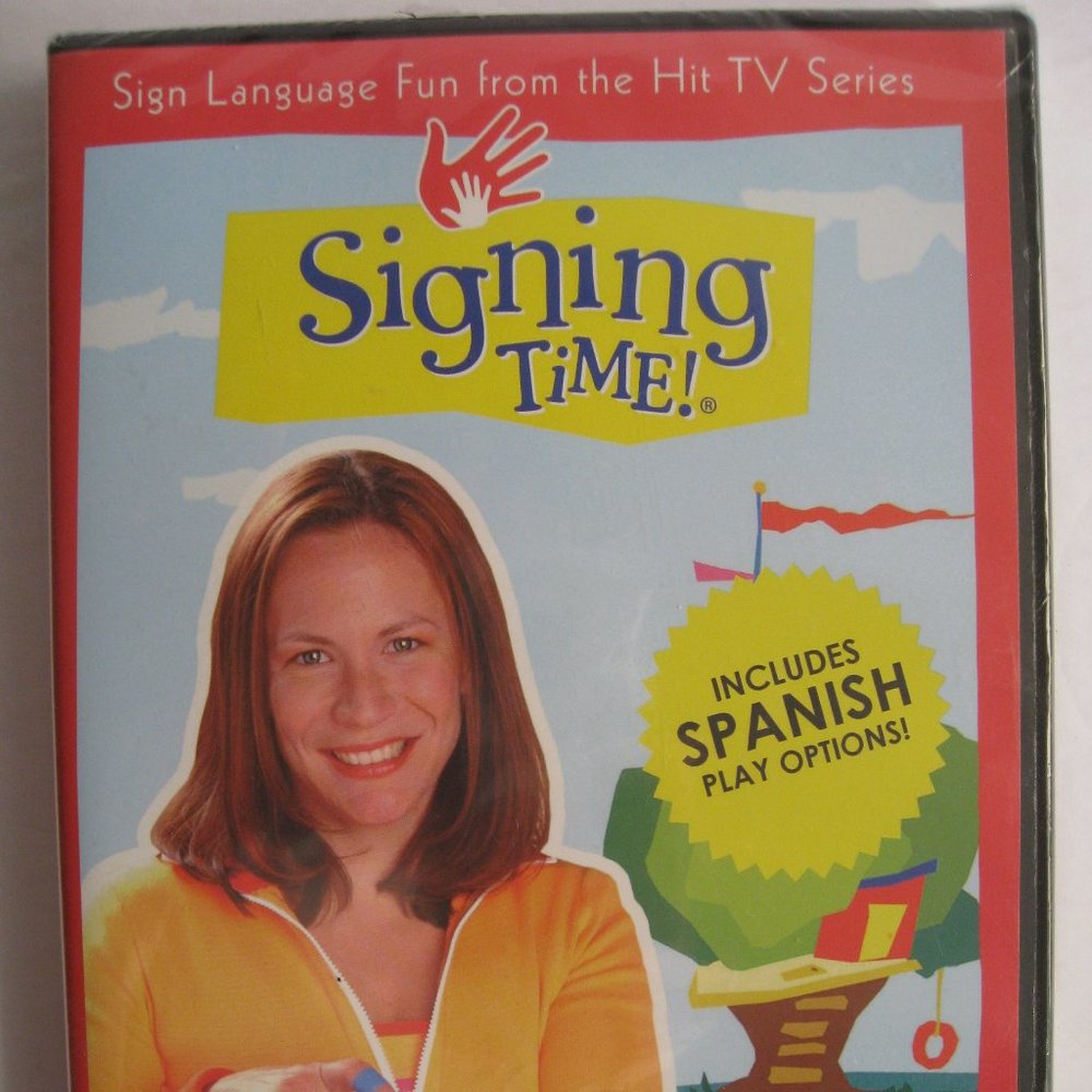 Signing Time! Volume 1 DVD NEW & SEALED Includes Spanish Play Options